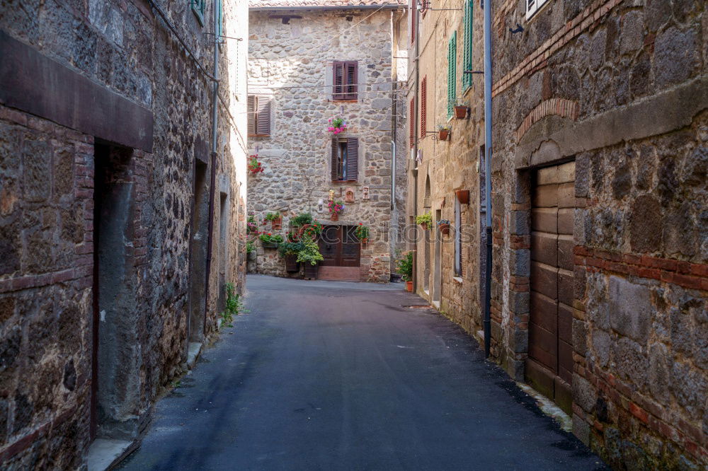 Similar – Image, Stock Photo alley run Corsica Calvi