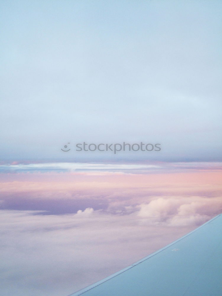 Similar – clouded view Wing Airplane