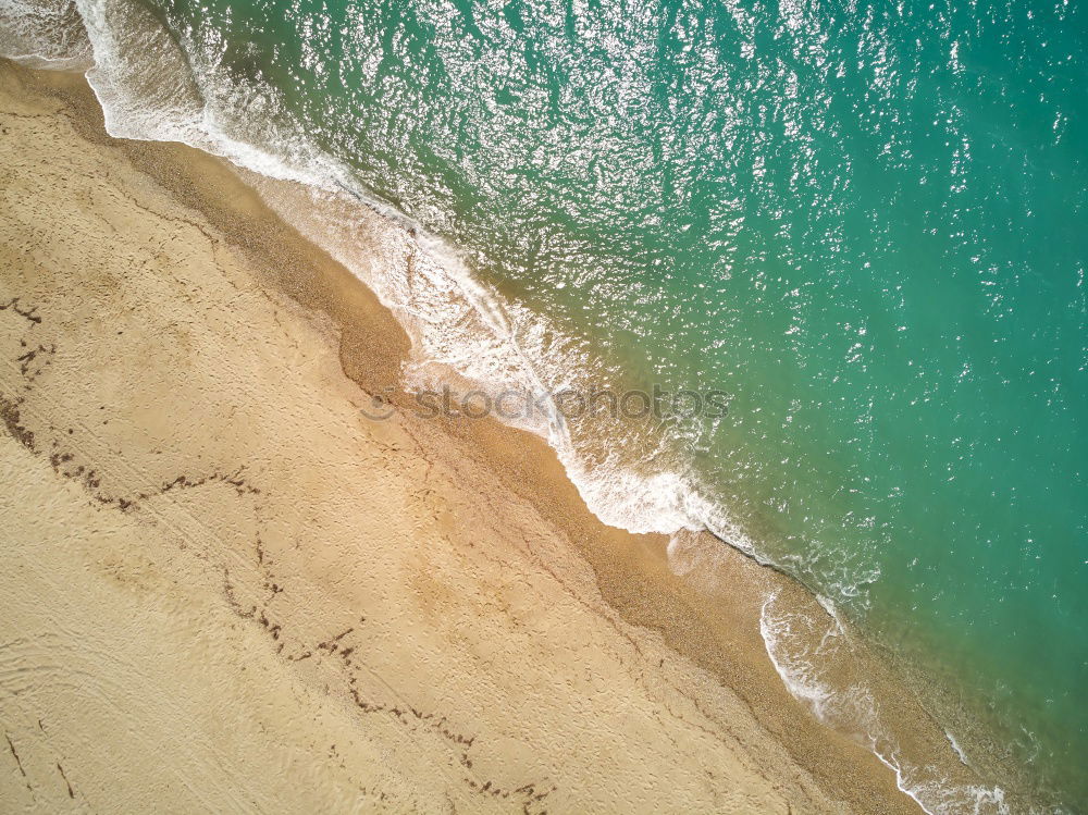 Similar – Ocean Waves Crushing On Beautiful Beach Shore