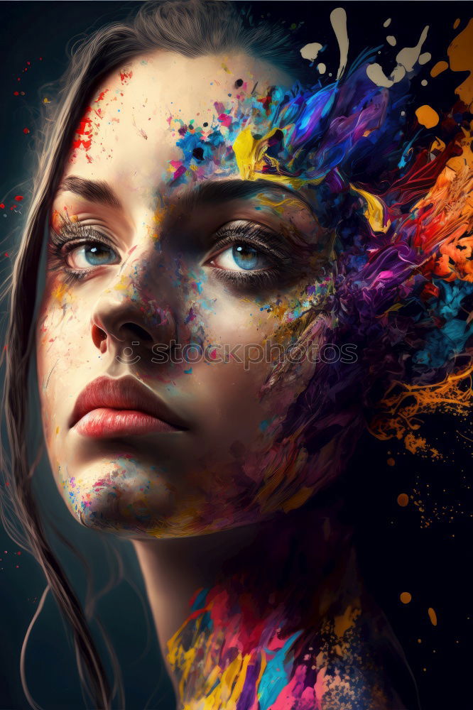 Similar – Image, Stock Photo IV Human being Feminine