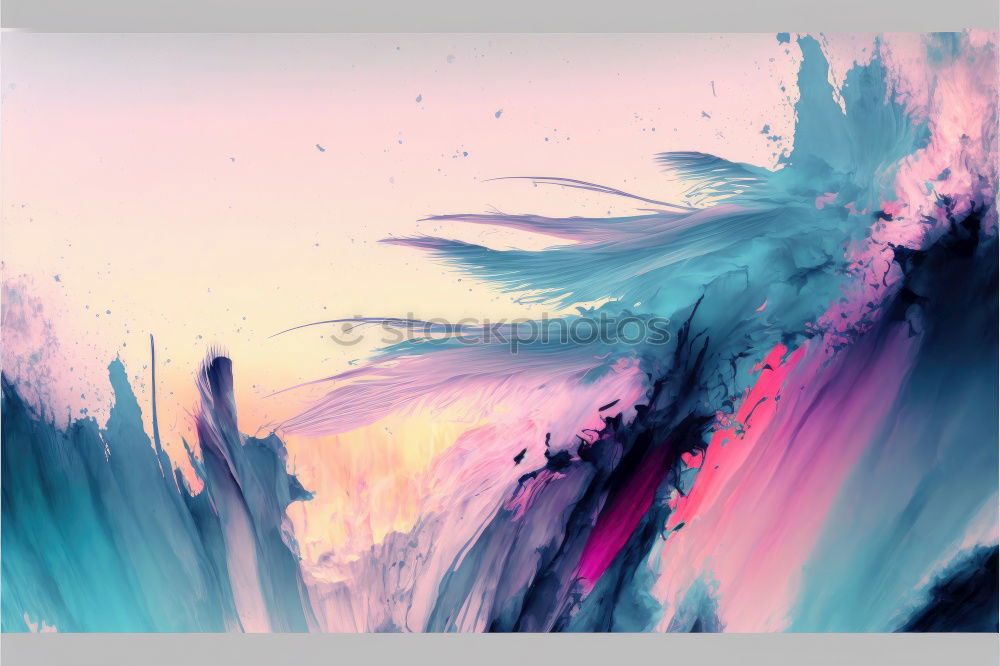 Similar – Image, Stock Photo Abstract flow of liquid paints in mix