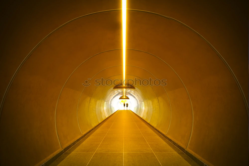 Similar – Image, Stock Photo vanishing point Tunnel