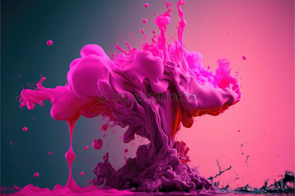 Similar – Confetti battle in pink