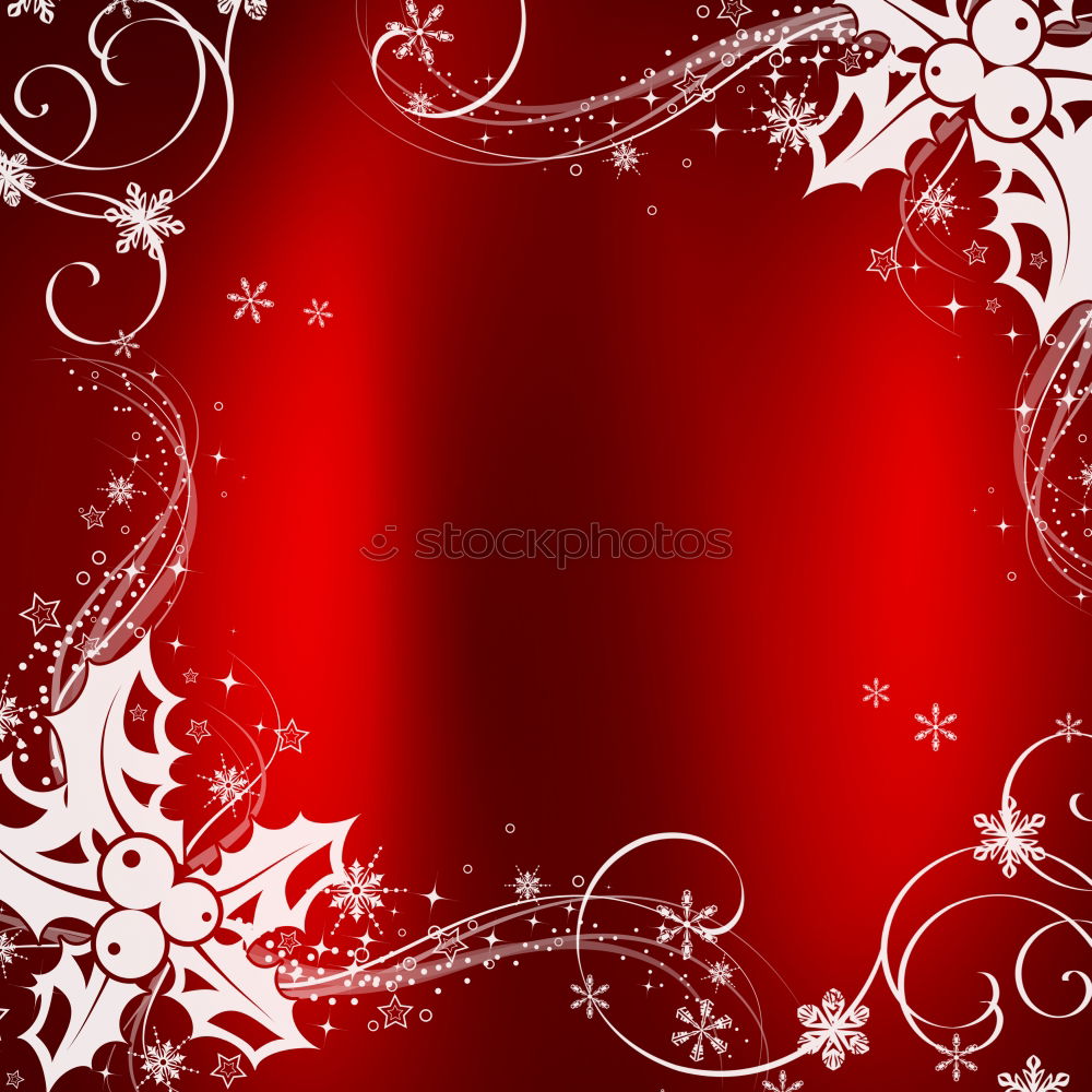 Similar – Red and white gift on red background. Copyspace