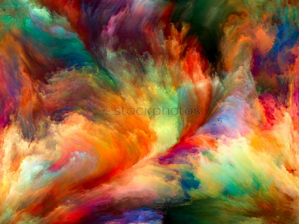 Similar – Image, Stock Photo Abstract flow of liquid paints in mix