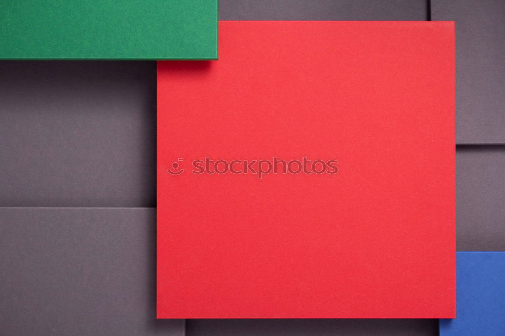 Similar – Image, Stock Photo Vibrant colors palette paper design. Geometric shapes.