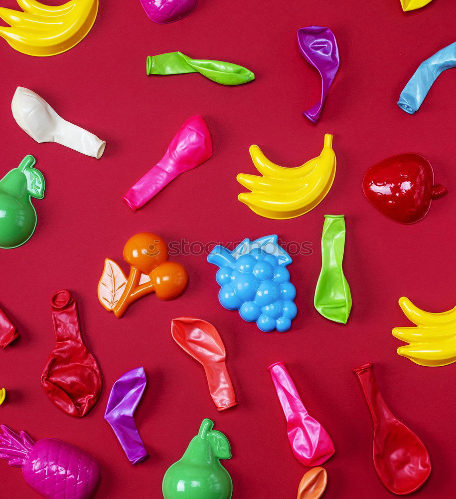 Image, Stock Photo abstract background with childrens plastic toys