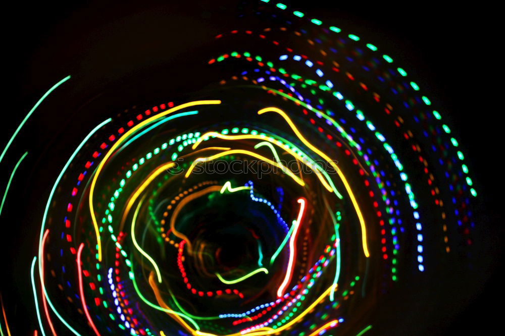 Similar – Young woman’s portrait with rainbow colored lights