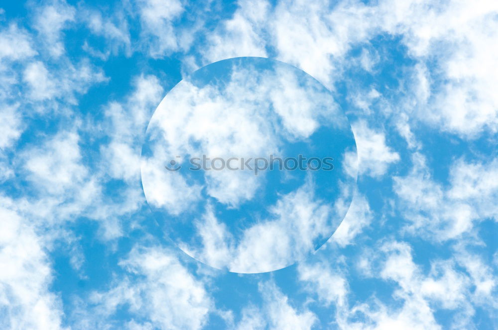 Image, Stock Photo flower wreath Sky Spring