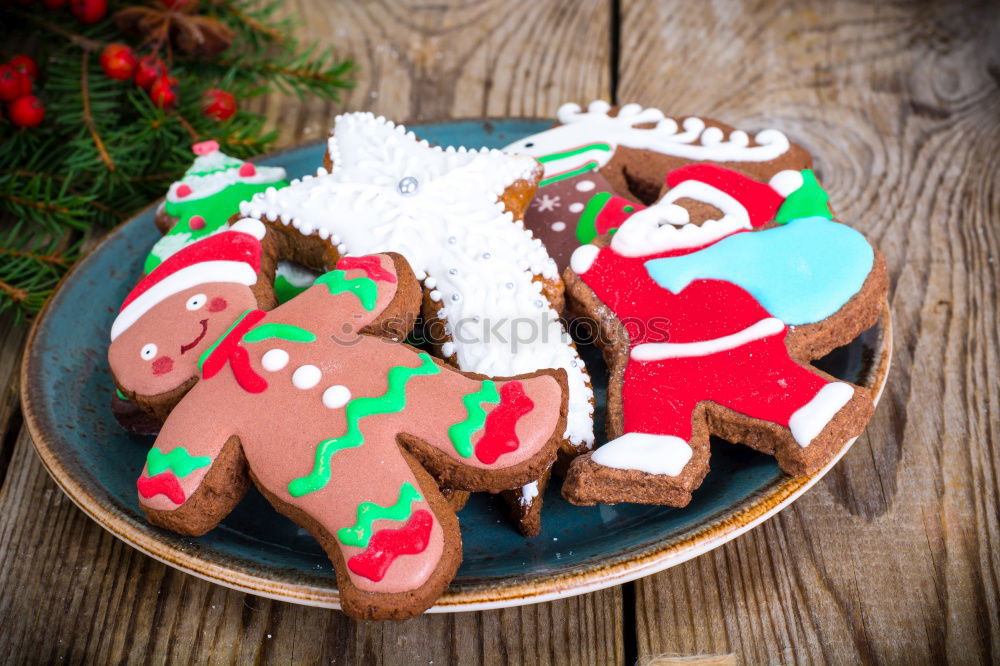 Similar – Image, Stock Photo Christmas cookies Cookie