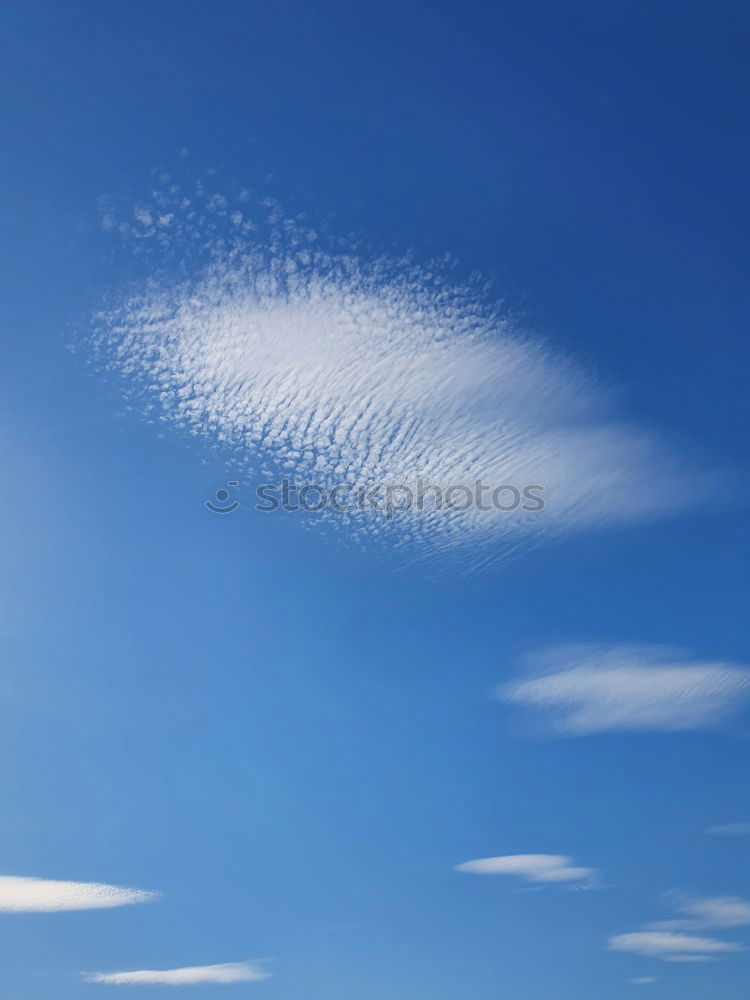 Image, Stock Photo White clouds, blue sky