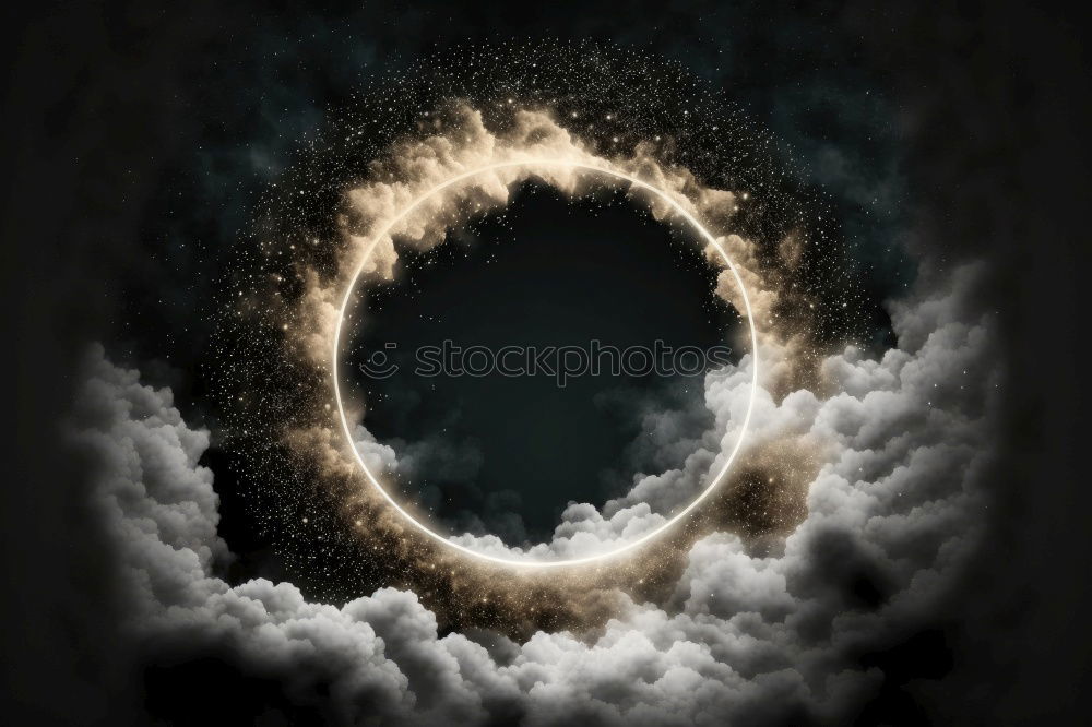 Similar – Image, Stock Photo Universe of a Solar Eclipse