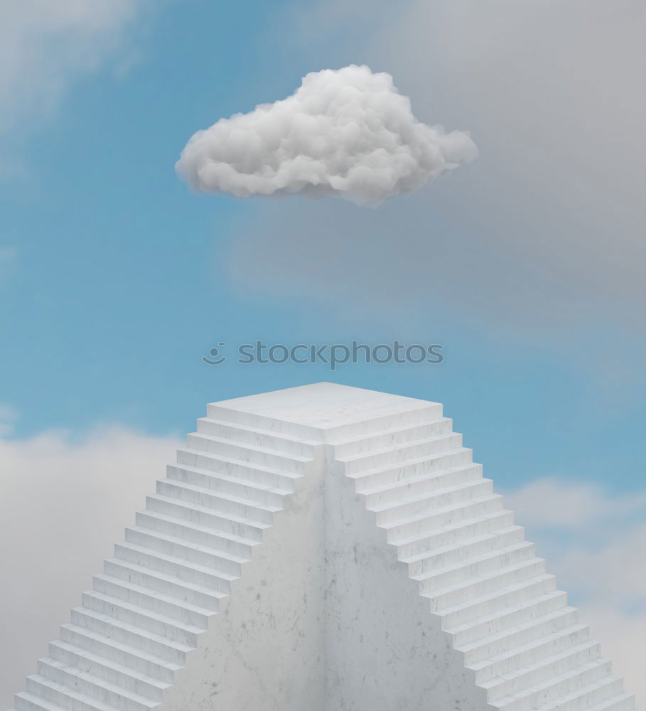 Similar – Image, Stock Photo early chopping Sky Clouds