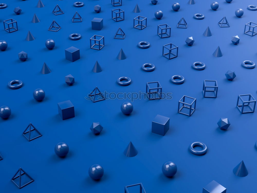 Similar – Image, Stock Photo Blue foam blocks Style