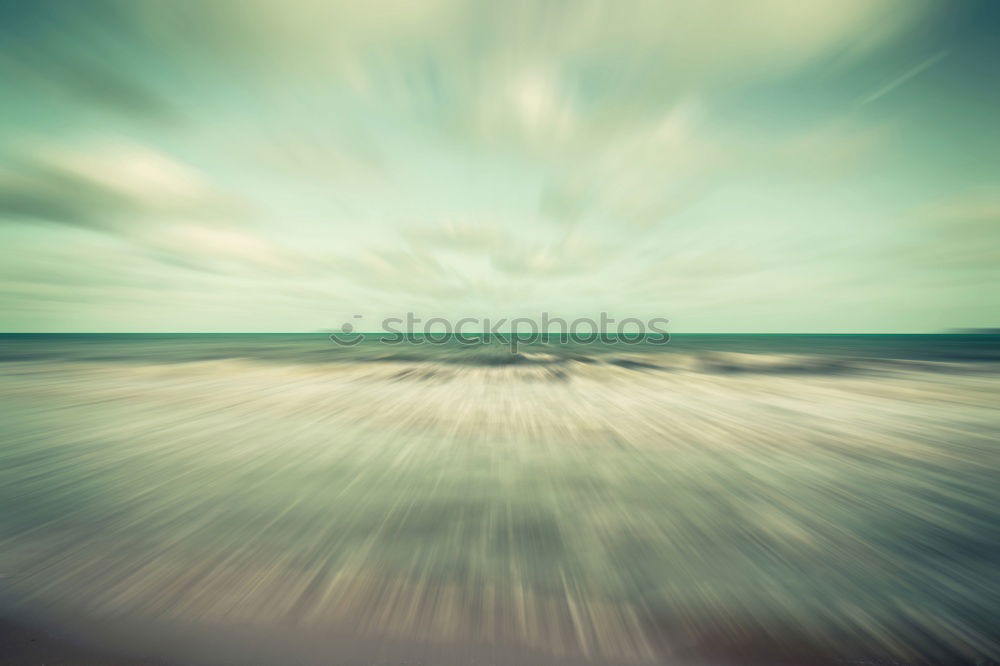 Image, Stock Photo Umbrella on beach near sea