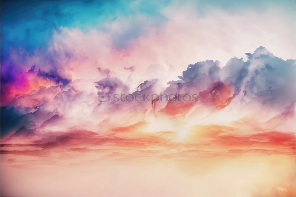 Similar – Image, Stock Photo endless. Air Sky Clouds