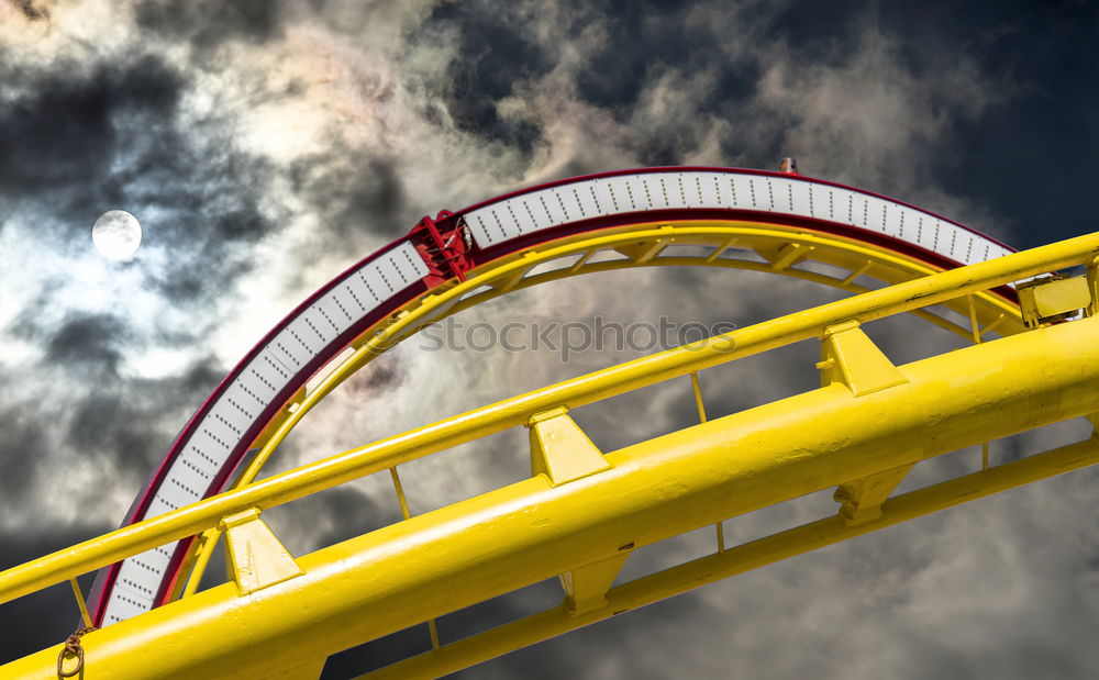 Similar – Image, Stock Photo roundercoaster