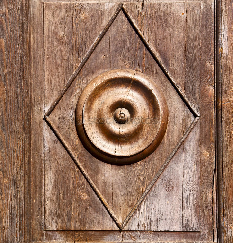 Similar – Image, Stock Photo Closeup of an old key lock on a wooden antique door. Texture background