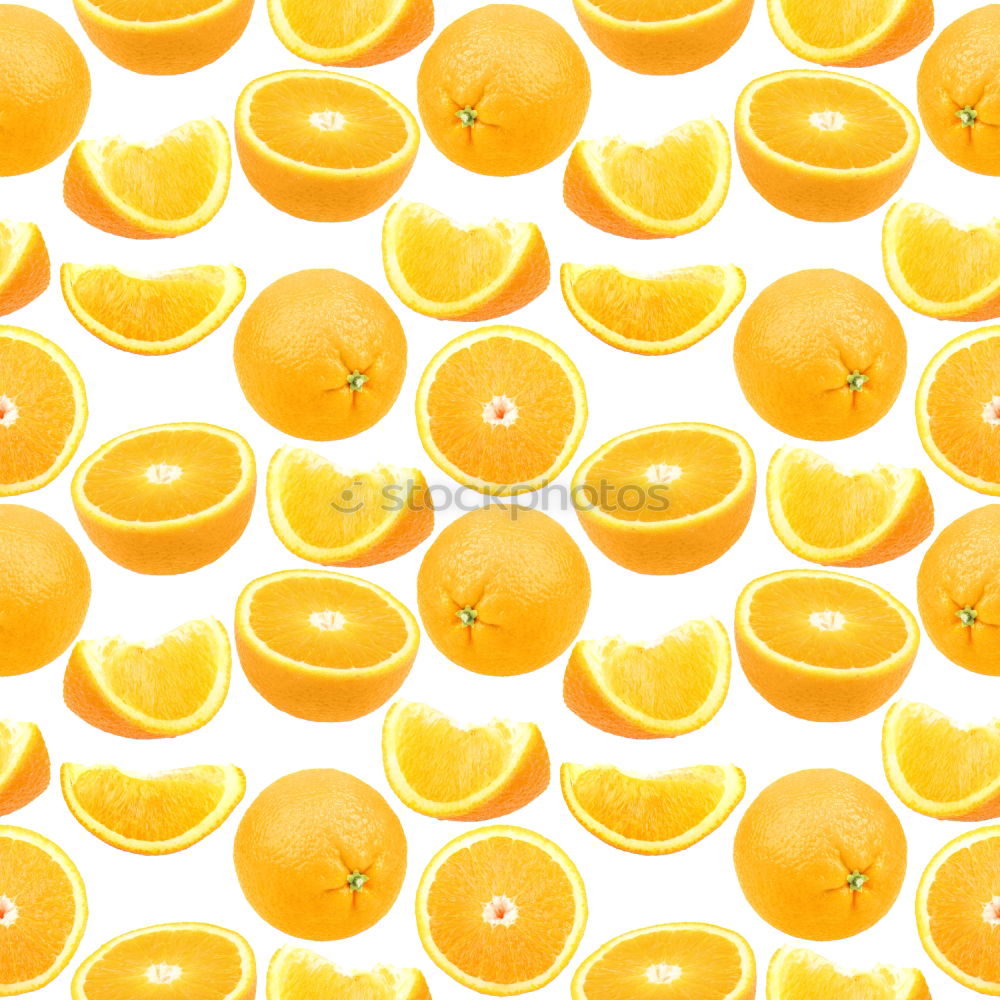 Similar – Image, Stock Photo Colorful fruit pattern of fresh orange slices on pink background