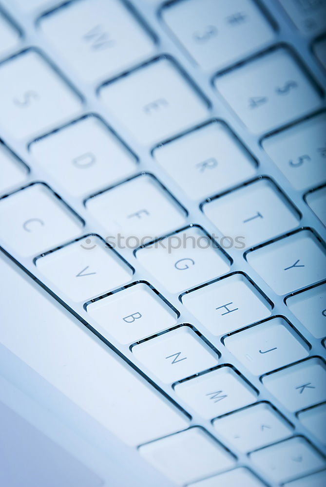 Similar – Image, Stock Photo Pause on Keyboard / Blue