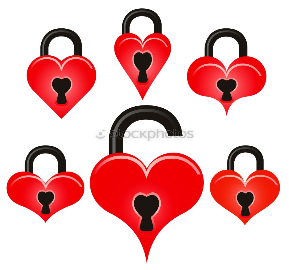 Similar – Image, Stock Photo lock of love