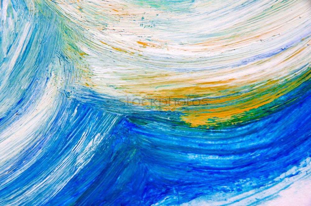 Similar – Image, Stock Photo Abstract flow of liquid paints in mix