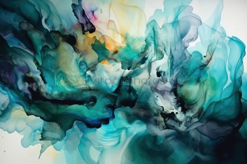 Similar – Image, Stock Photo Abstract flow of liquid paints in mix