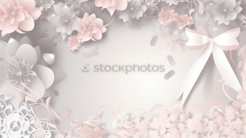 Similar – Spring background with carnations flowers and ribbons