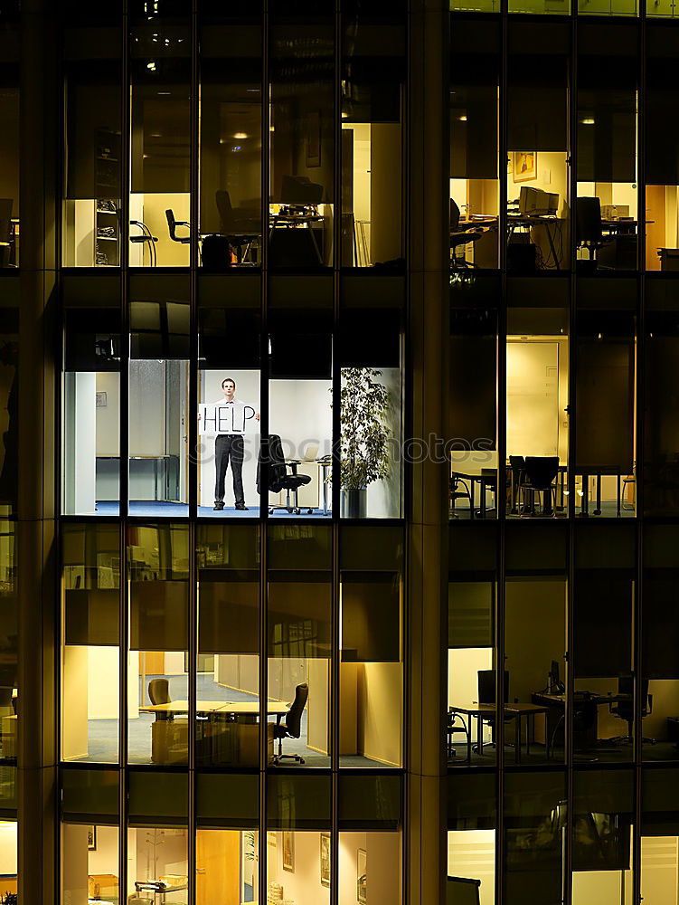 Similar – Foto Bild Nachtschicht Canary Wharf