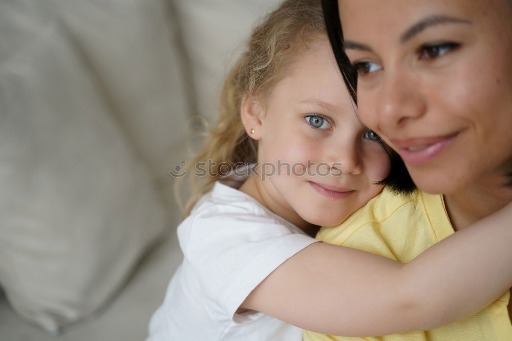 Similar – Image, Stock Photo Brother and sister in great hug in lifestyle image