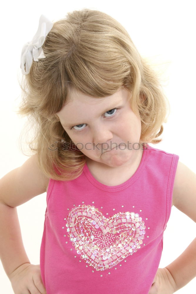 Similar – Young angry woman biting a bouquet of roses