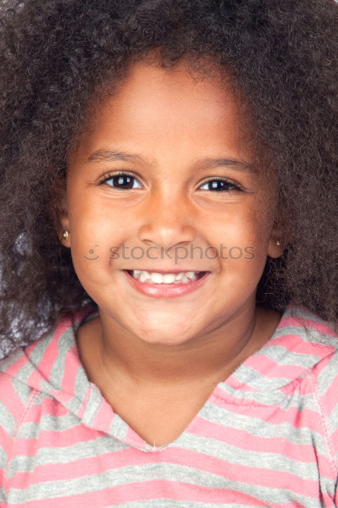 Similar – Pretty girl with long afro hair