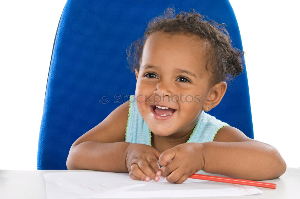 Similar – Happy baby playing with toy blocks.