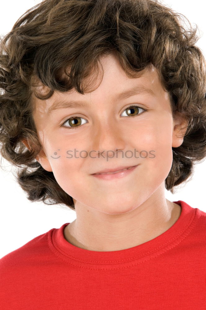 Similar – Beautiful little boy with red shirt