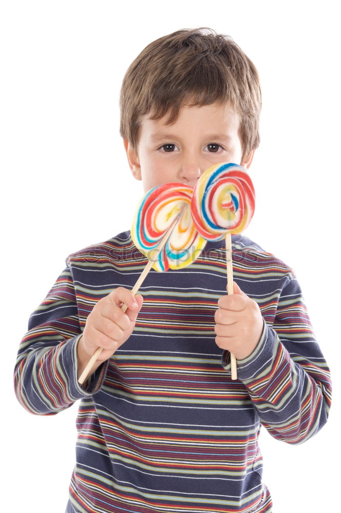 Similar – Image, Stock Photo Girl blowing balloon outside