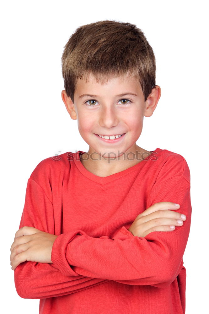 Similar – Beautiful little boy with red shirt