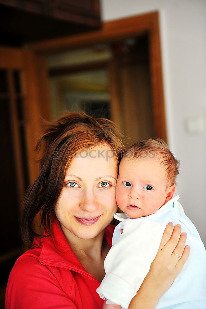 Similar – Image, Stock Photo Mother and her child Woman