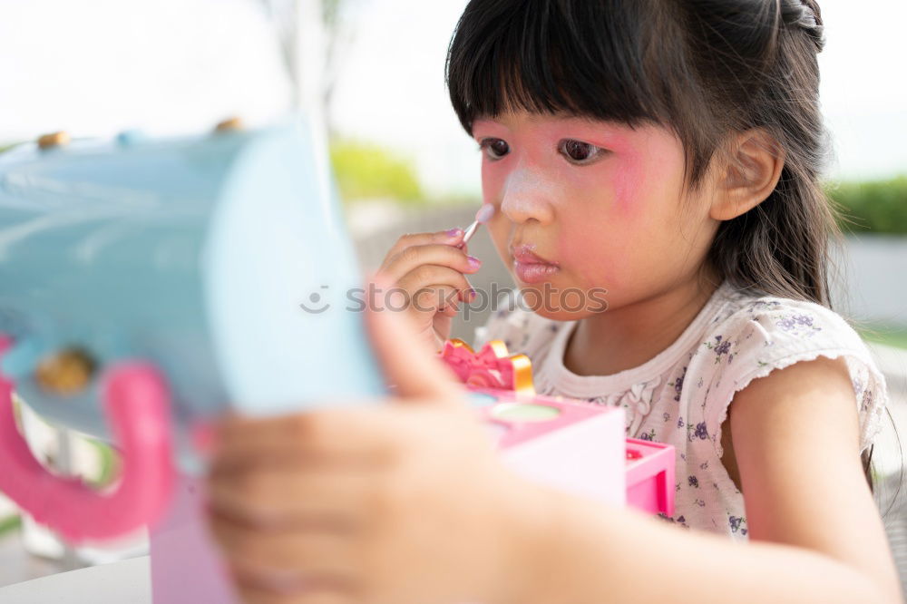 Similar – Image, Stock Photo See! Girl Life Face 1