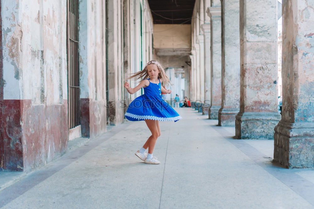 Similar – Laughing Woman in beautiful Dress