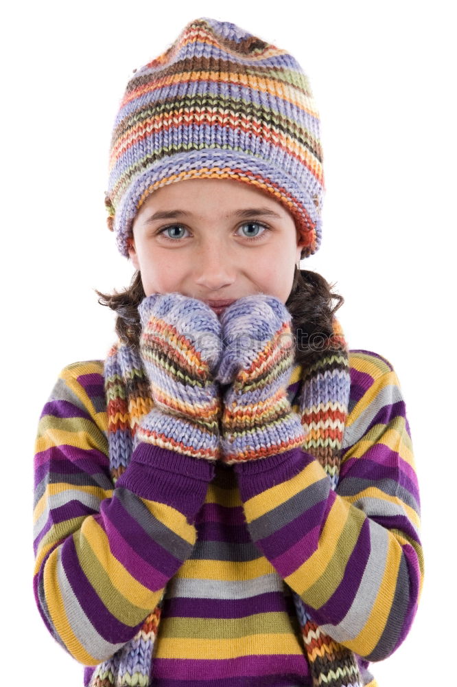 Similar – Image, Stock Photo Pretty little girl in the street