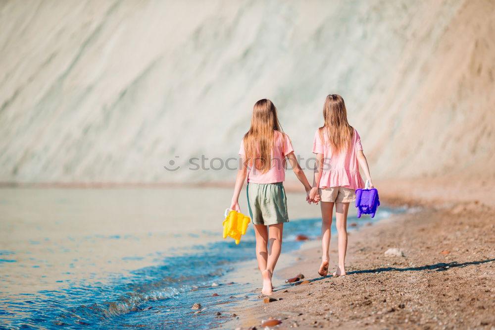 Similar – Image, Stock Photo beach walk Human being