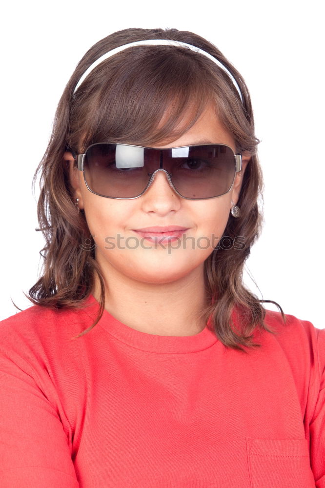 Similar – Image, Stock Photo Cool blond girl with sunglasses