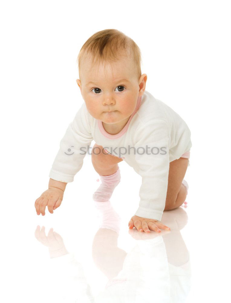 Similar – Image, Stock Photo baby hand Human being Baby