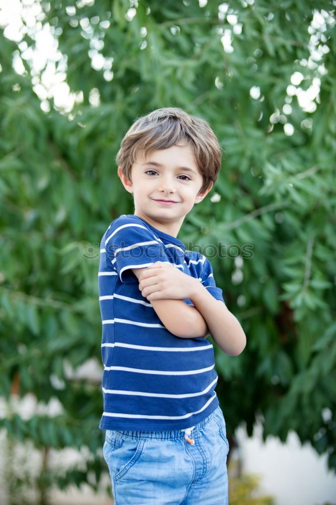 Similar – Image, Stock Photo Portrait of a small child in the field