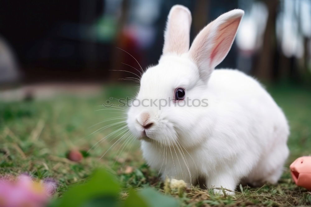 Similar – Image, Stock Photo Little hare and chicken eggs