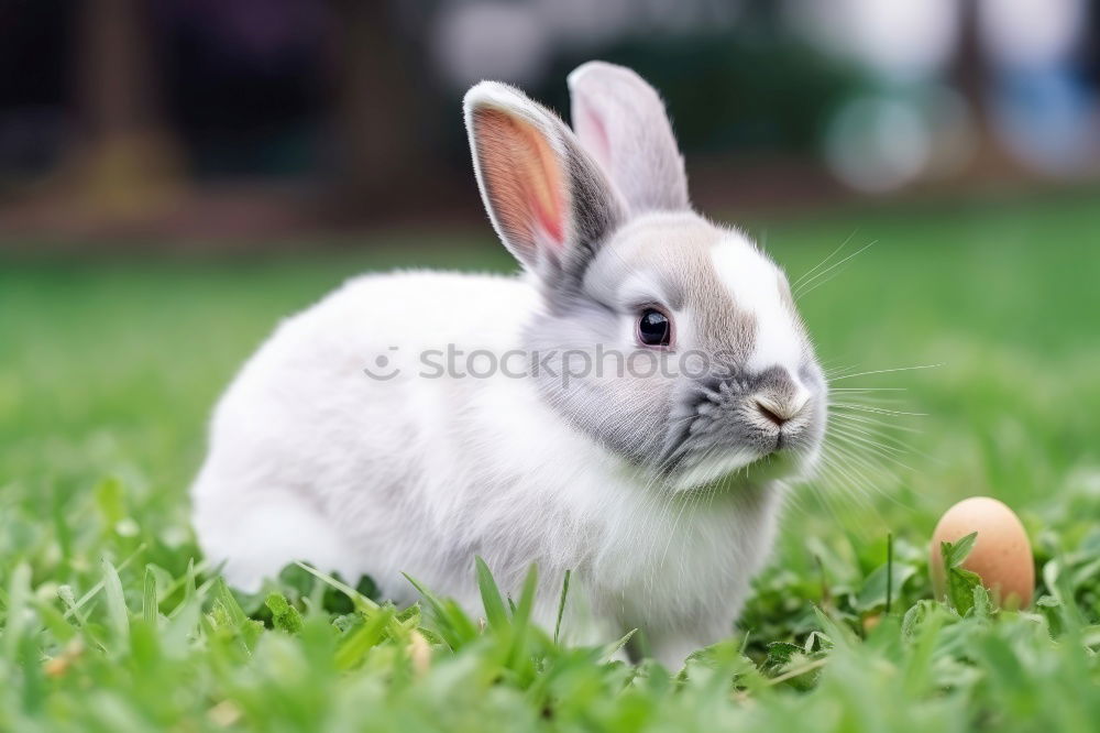 Similar – Foto Bild Hase beim fressen Haustier