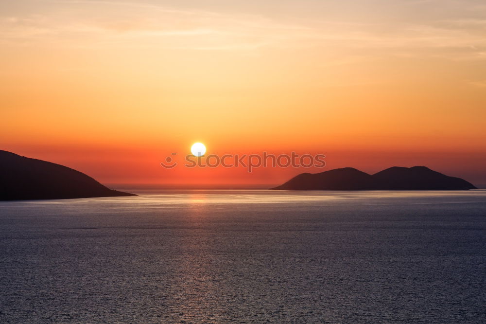 Similar – Image, Stock Photo Sundown in Bequia Water