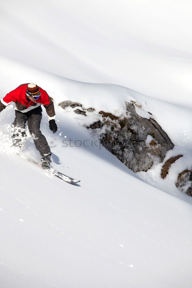 Image, Stock Photo Silhouette of a speed skater against the light