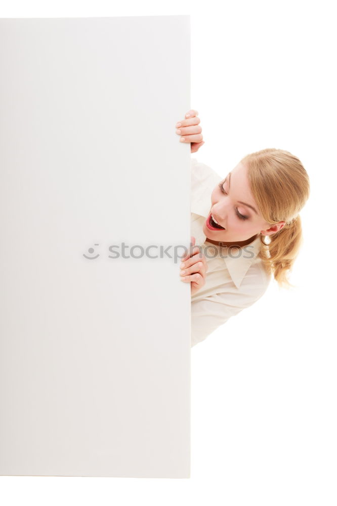 Image, Stock Photo baby playing and hiding with white curtains