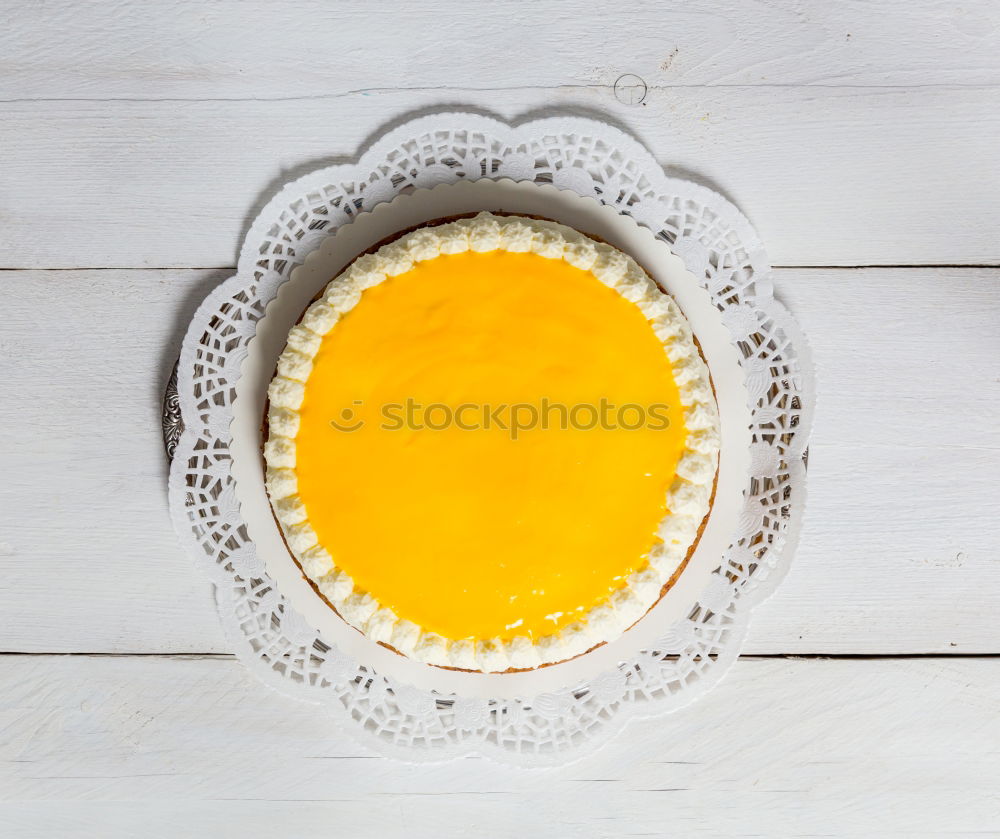 Similar – Image, Stock Photo Egg liqueur cake on blue wood